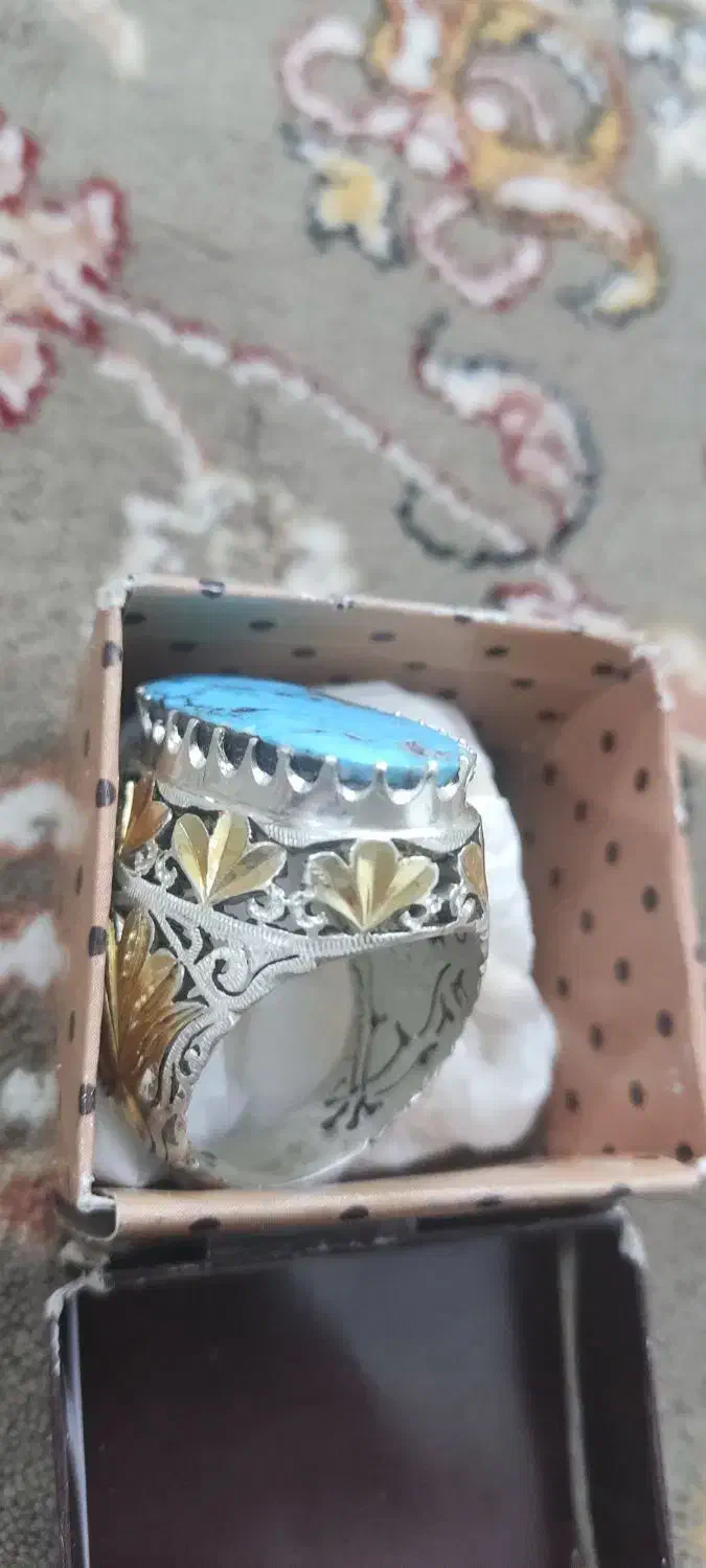 انگشتر فیروزه اصل نیشابور|جواهرات|فیروزه, |دیوار