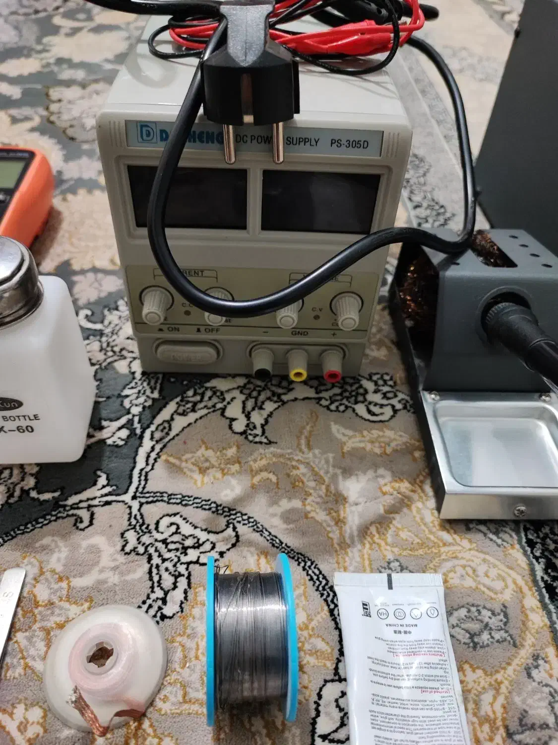 ابزار کامل تعمیرات موبایل هیتر مولتی متر منبع تغذی|لوازم جانبی موبایل و تبلت|خاوران, |دیوار