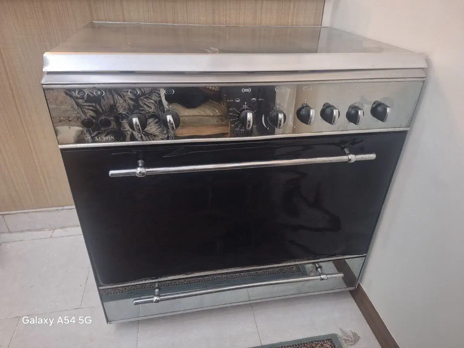 گاز فر تمام استیل آلتون پنج شعله|اجاق گاز و لوازم برقی پختوپز|تهران, نگین غرب|دیوار