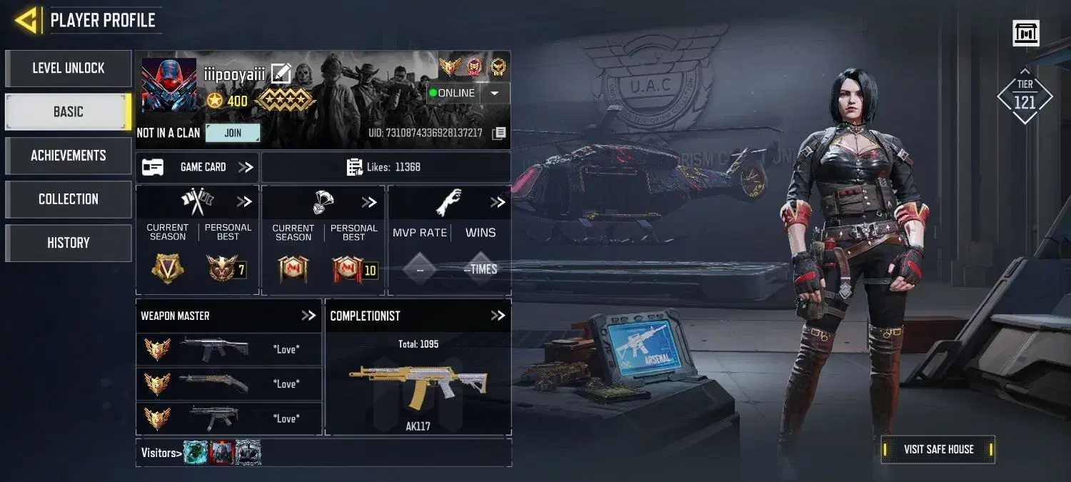 اکانت کالاف دیوتی موبایل 14 متیک گان، 17 لجند گان|کنسول، بازی ویدئویی و آنلاین|ابریشم, |دیوار