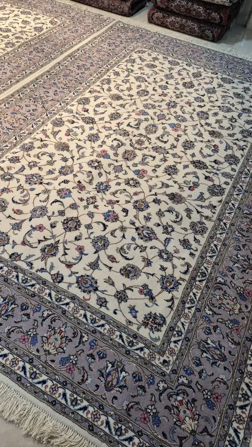 یک جفت فرش دستباف ۹ متری اردکان نقشه افشان|فرش|کرج, برغان|دیوار