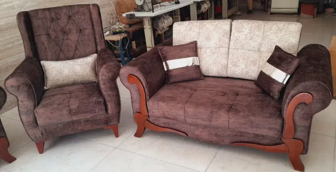 مبلمان راحتی ۷نفره|مبلمان خانگی و میز عسلی|محمدشهر, کوی بهار|دیوار