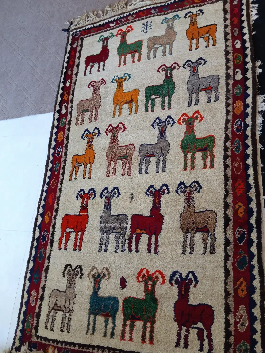 دستباف|فرش|شیراز, گویم|دیوار