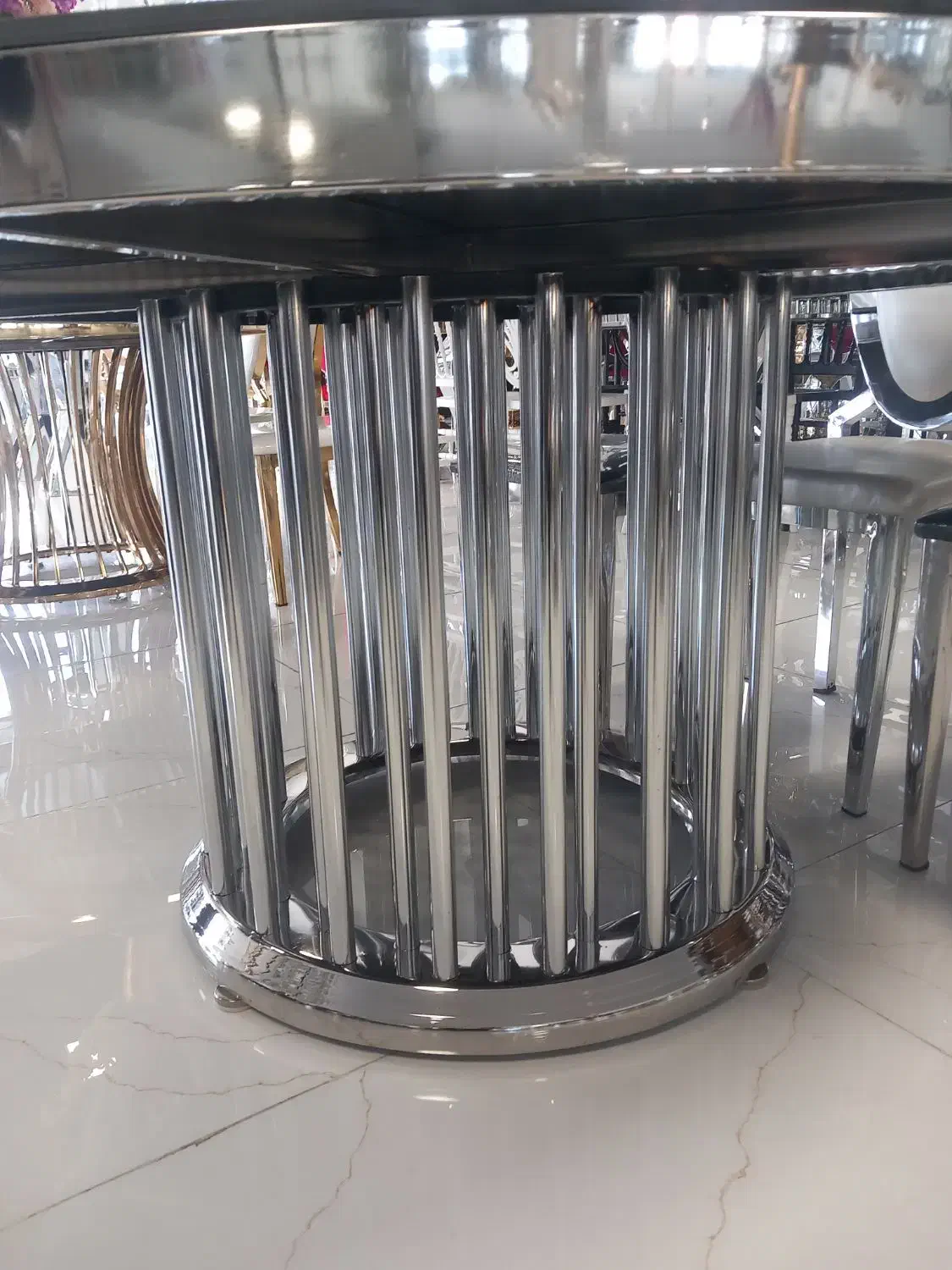 میز لوله ای سیلور تالاری هتل رستورانی/عسکری|عمده‌فروشی|ایجرود, |دیوار