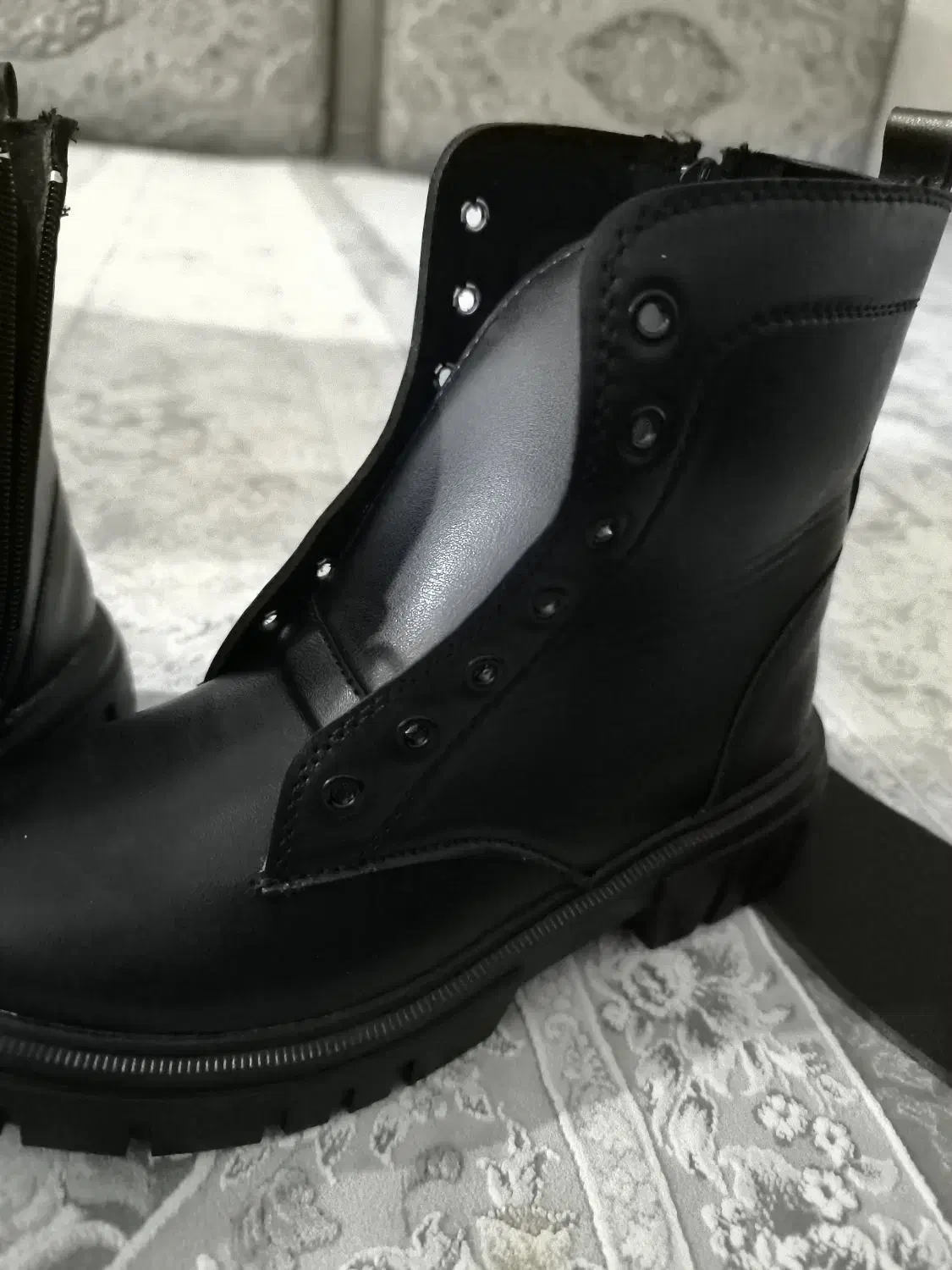 نیم بوت مشکی سایز ۳۷،۳۸|کیف، کفش، کمربند|بهارستان, |دیوار