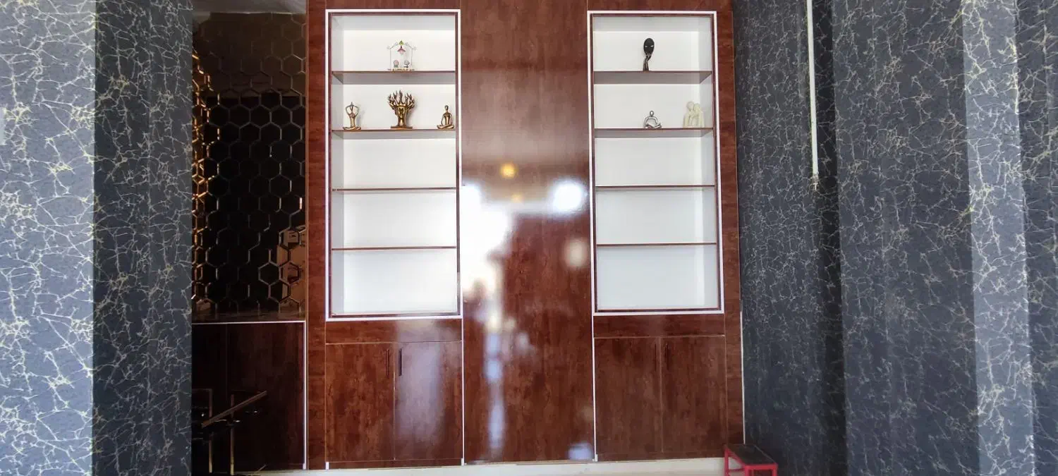 دکور ام دی اف|کتابخانه، شلف، قفسه‌های دیواری|لردگان, |دیوار