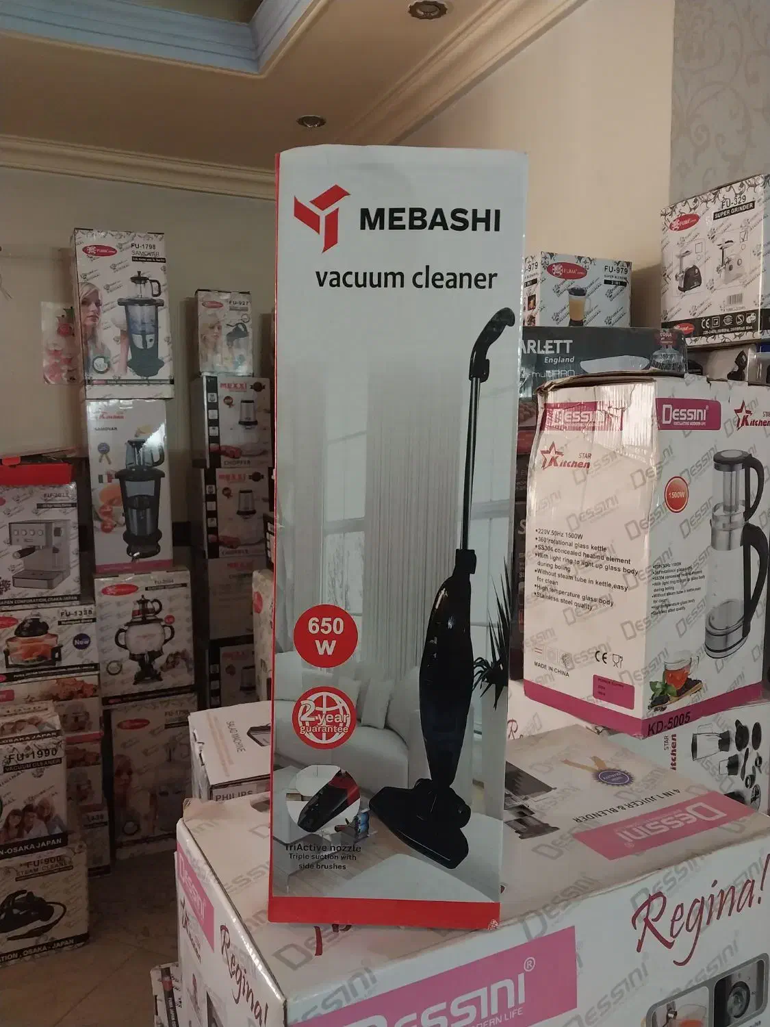 جارو پرتابل عصایی مباشی MEBASHI-vacuum cleaner|جاروبرقی، جارو شارژی، بخارشو|تهران, شادمان|دیوار