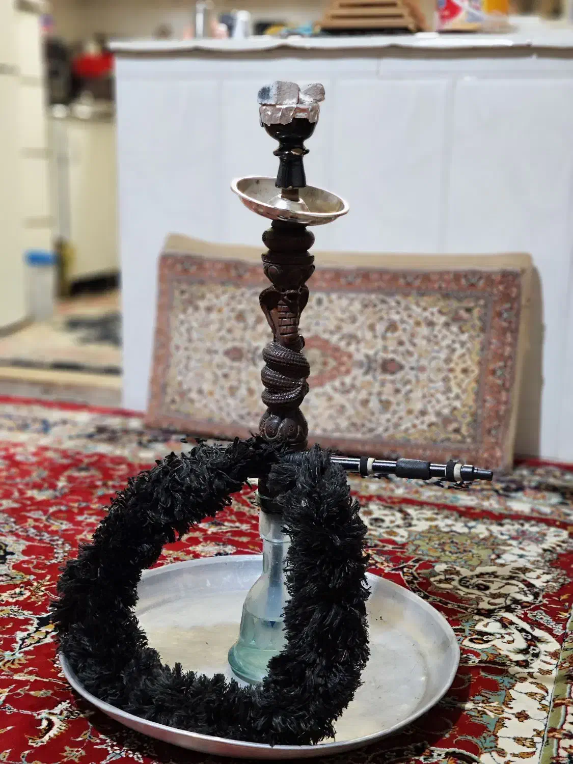 قلیون .قلیان|کلکسیون اشیاء عتیقه|قم, نیروگاه|دیوار