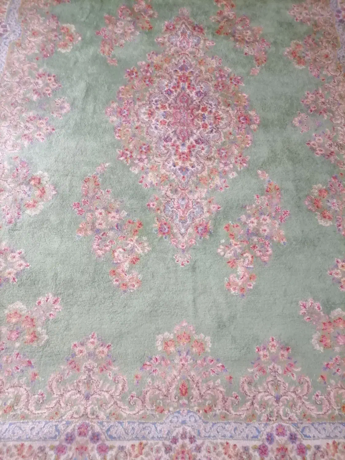 قالی دستبافت امریکایی|فرش|کرمان, |دیوار