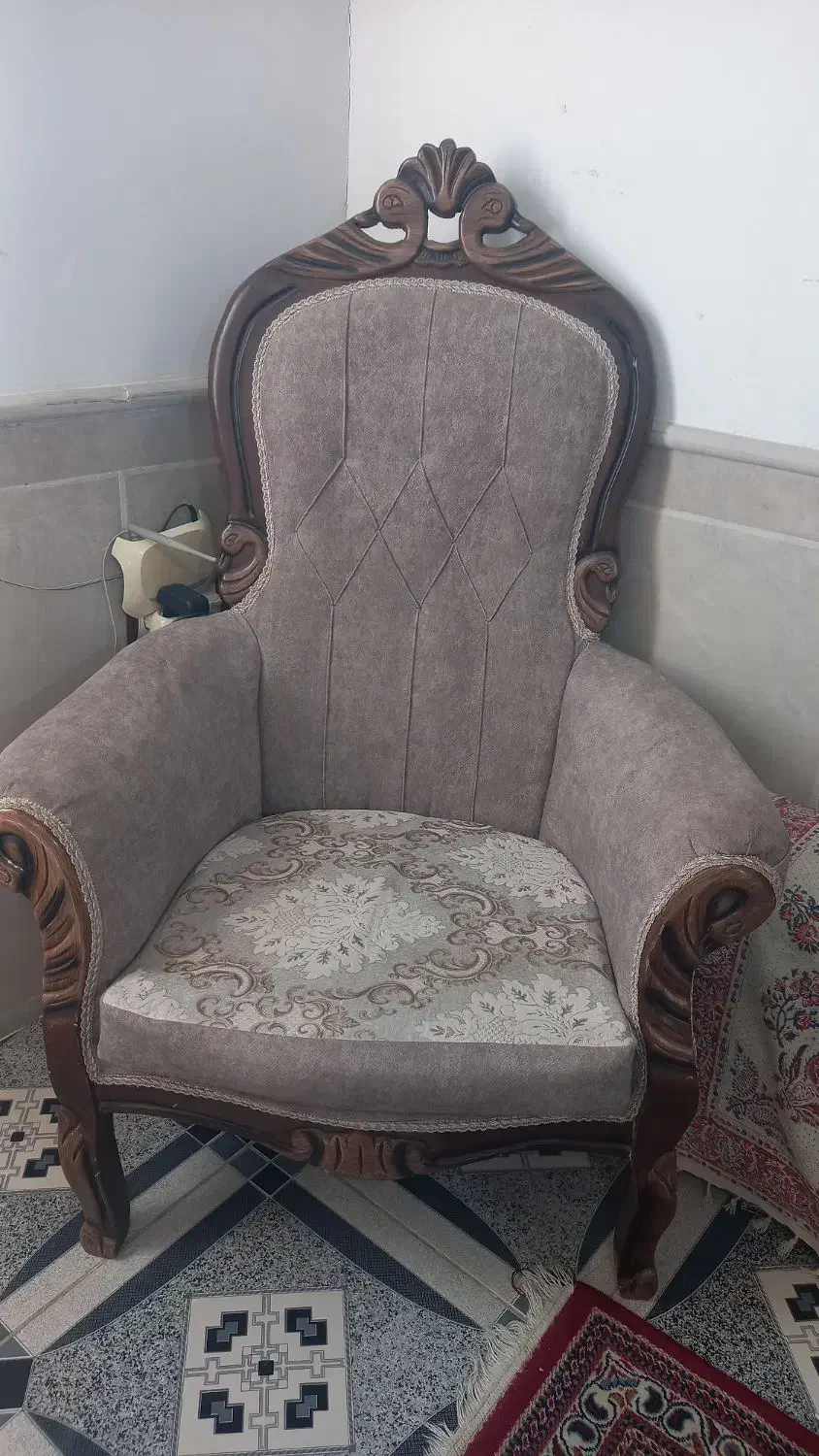 مبل سلطنتی|مبلمان خانگی و میز عسلی|علیآباد کتول, |دیوار