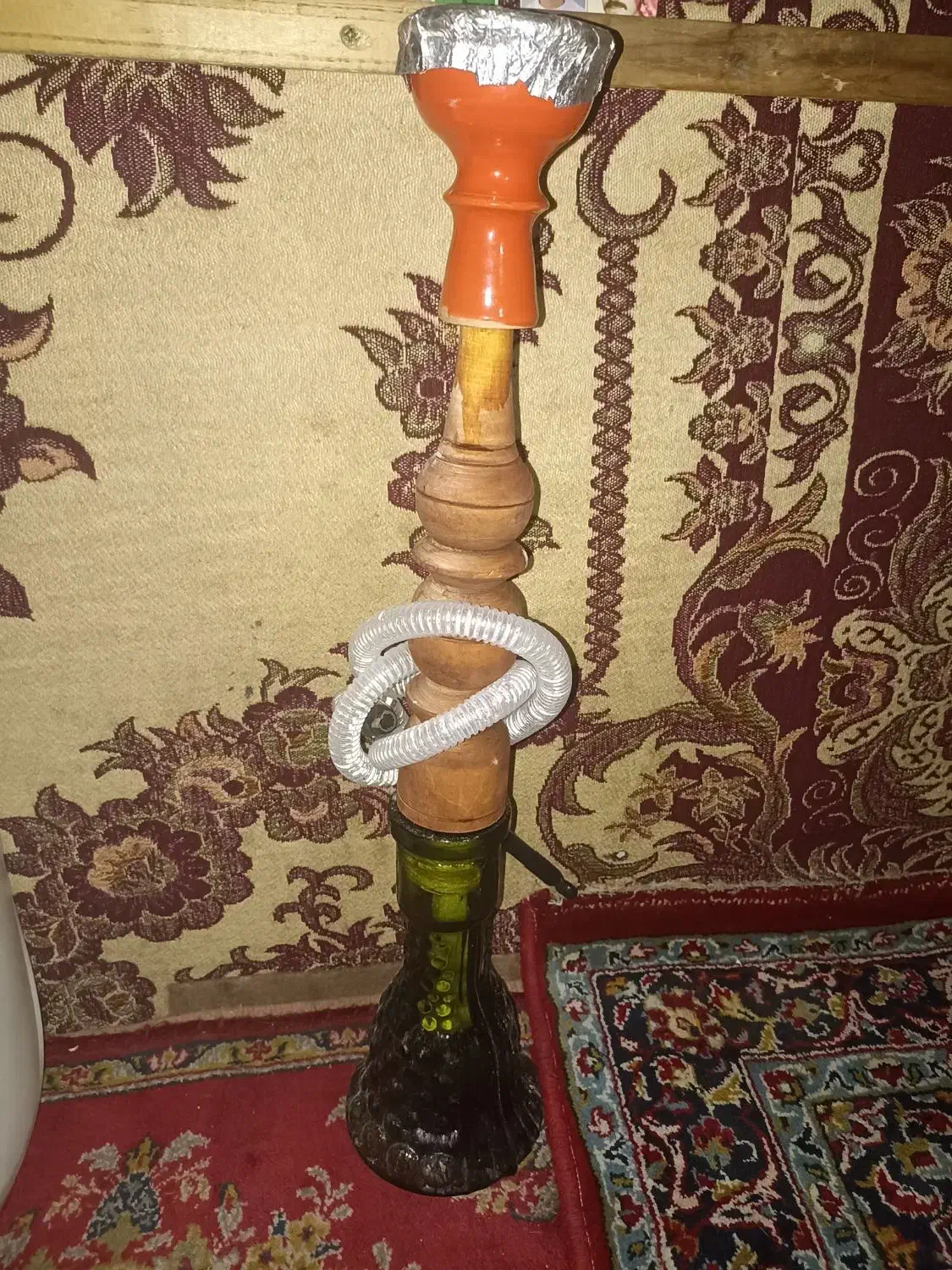 قلیان متوسط چوبی|کلکسیون و سرگرمی|تبریز, |دیوار