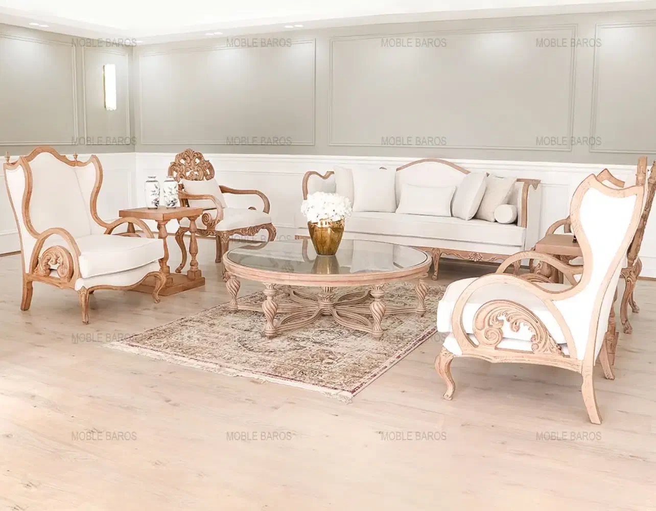 مبل کینگ فرانسوی کد ۵۶۰|مبلمان خانگی و میز عسلی|خرمآباد, |دیوار