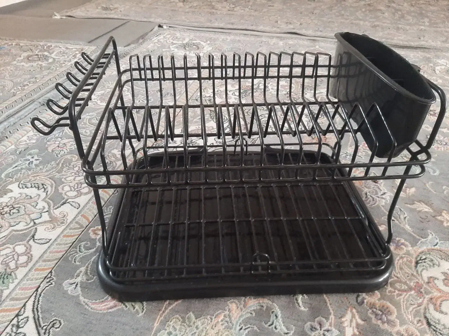 اب چکن کنار سینگ دو طبقه|آب‌چکان و نظم‌دهنده ظروف|قم, انصار‌الحسین|دیوار