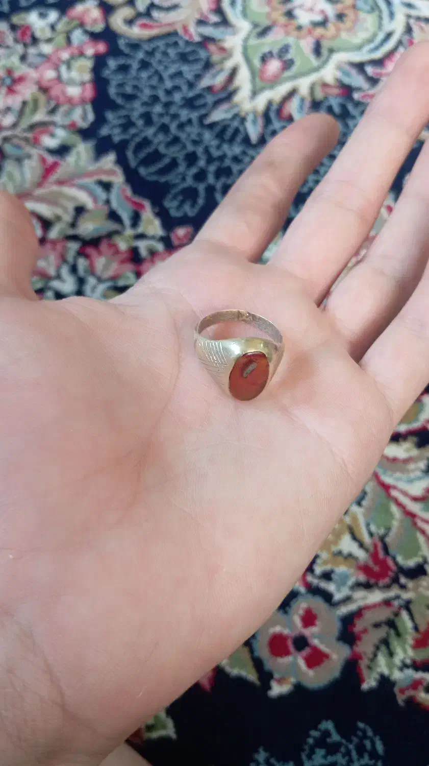 انگشتر عقیق قدیمی|جواهرات|کرمانشاه, |دیوار