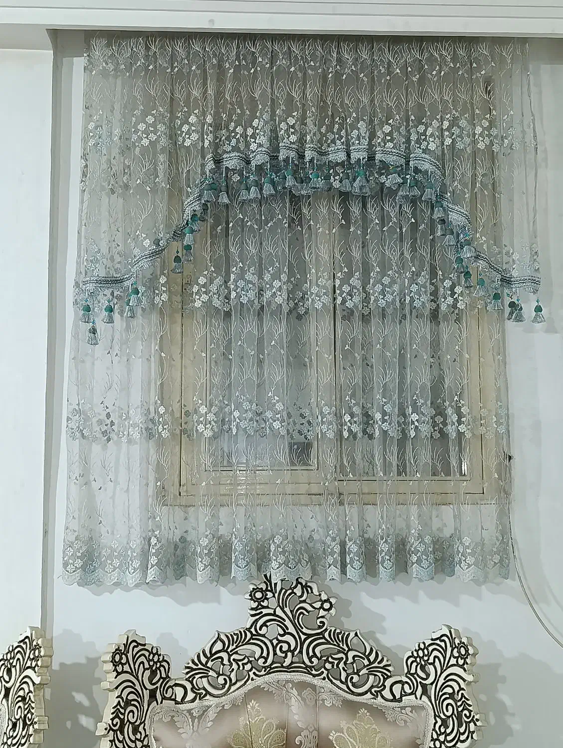 دو جفت پرده ۱ در۱ نو|پرده، رانر، رومیزی|پاکدشت, پاکدشت (مامازند)|دیوار