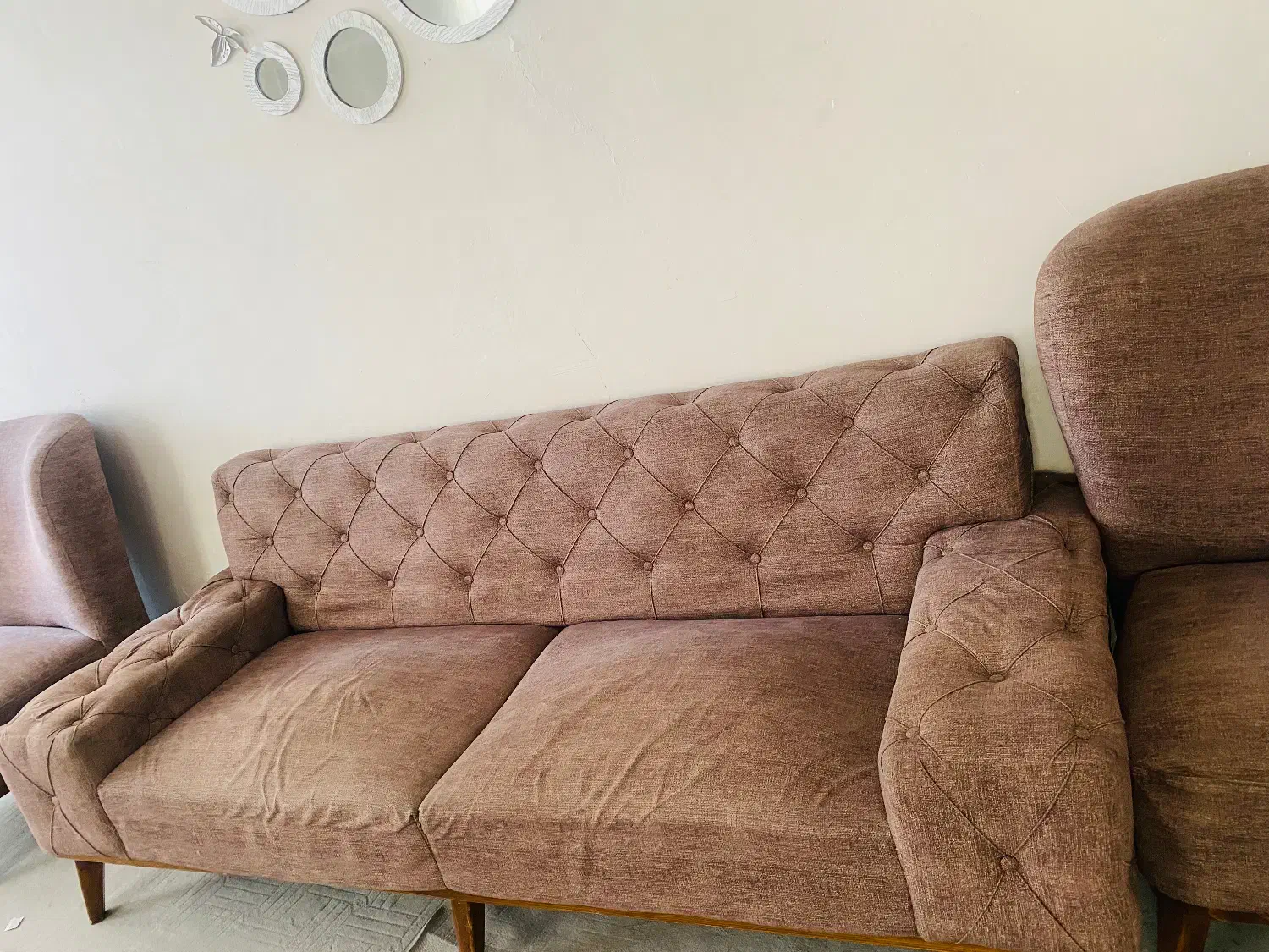 مبلمان راحتی هفت نفره|مبلمان خانگی و میز عسلی|جوانرود, |دیوار