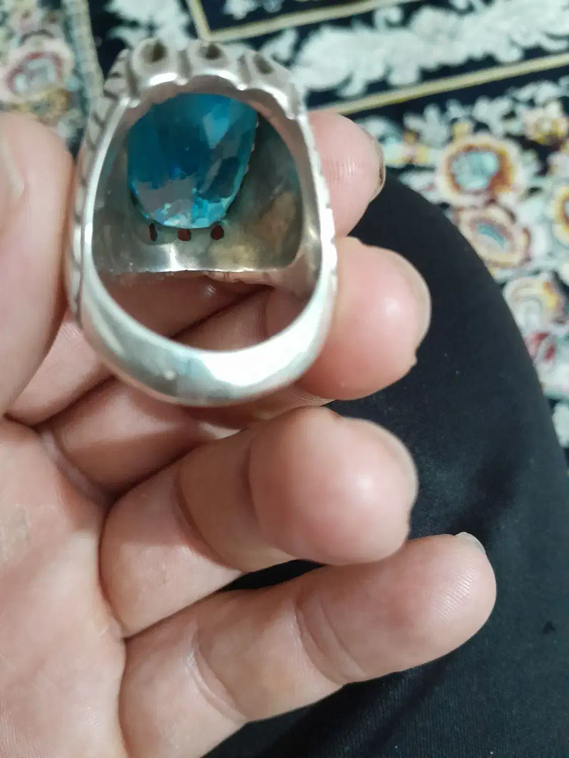 انگشتر توپاز دستساز|جواهرات|اهواز, نادری|دیوار