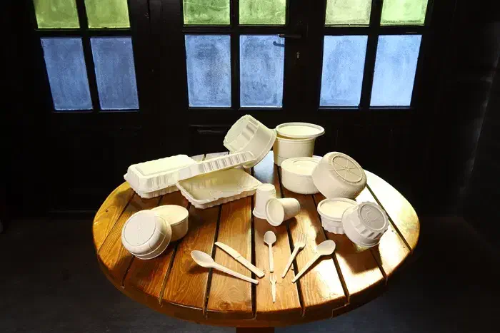 ظرفـ یـکبار مصـرف|ظروف نگهدارنده، پلاستیکی، یک‌بارمصرف|لاهیجان, کوی خزر|دیوار