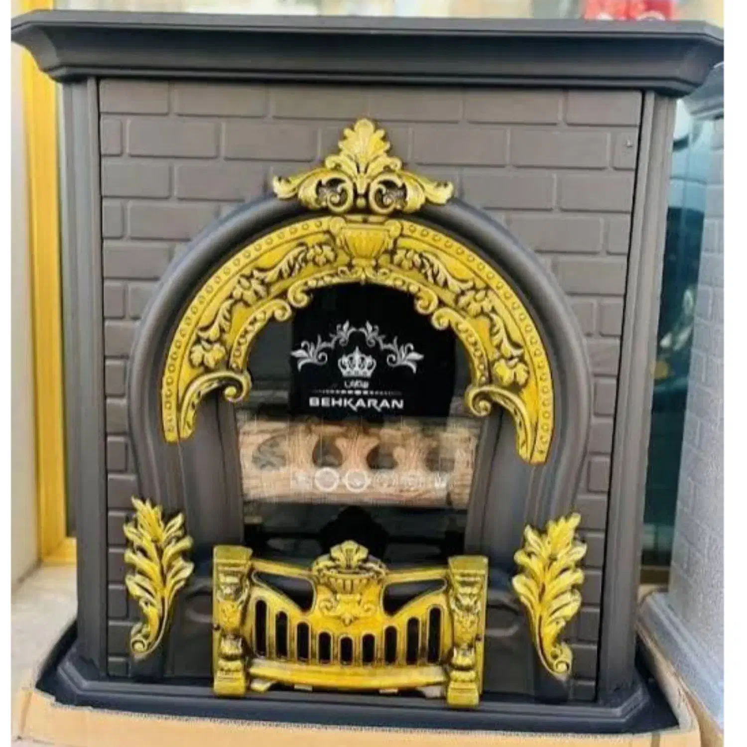 بخاری گازی شومینه ۲۸۰۰۰بهکاران|بخاری، هیتر، شومینه|یزد, |دیوار