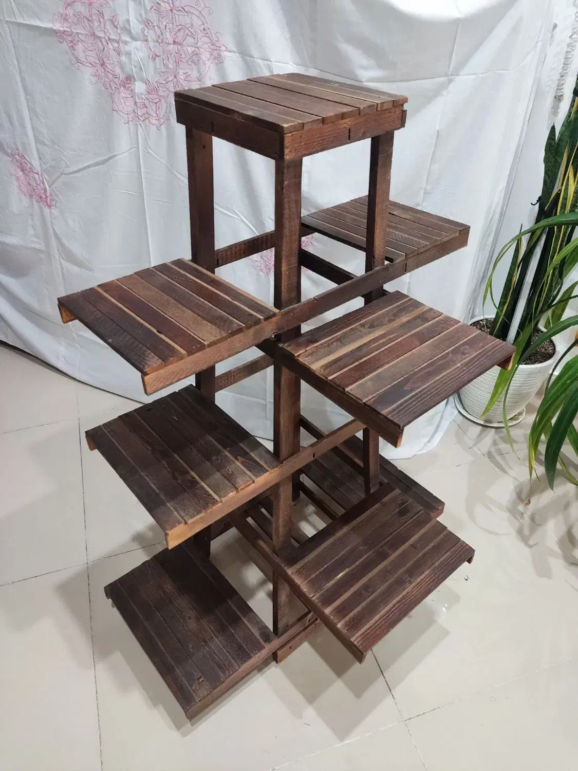 پایه چوبی گلدان|گل و گیاه طبیعی|مشهد, سرافرازان|دیوار