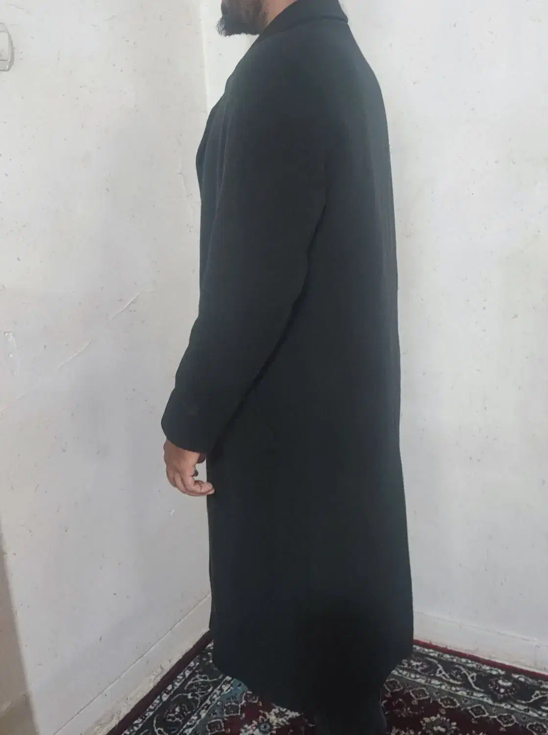 پالتو مردانه مشکی بلند قد ۱۵۰|لباس|شیراز, دینکان|دیوار