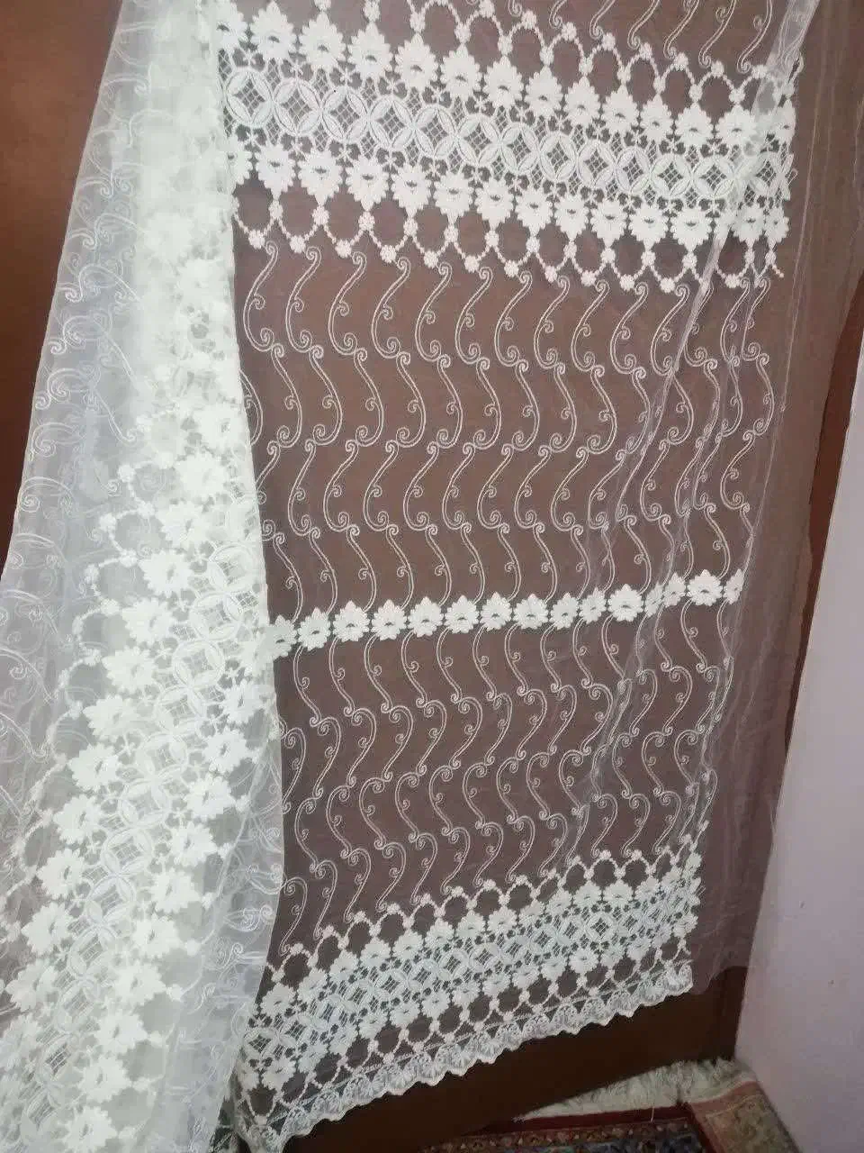 پارچه پرده حریر درجه یک|پرده، رانر، رومیزی|مشهد, سرافرازان|دیوار