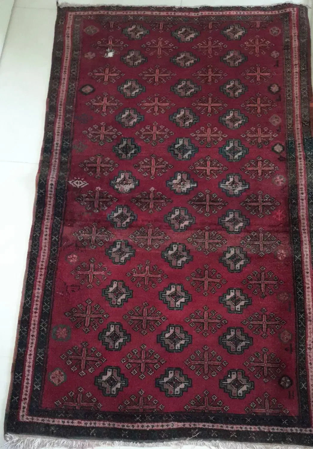 قالیچه ترکمن دستباف|فرش|مشهد, شهرآرا|دیوار