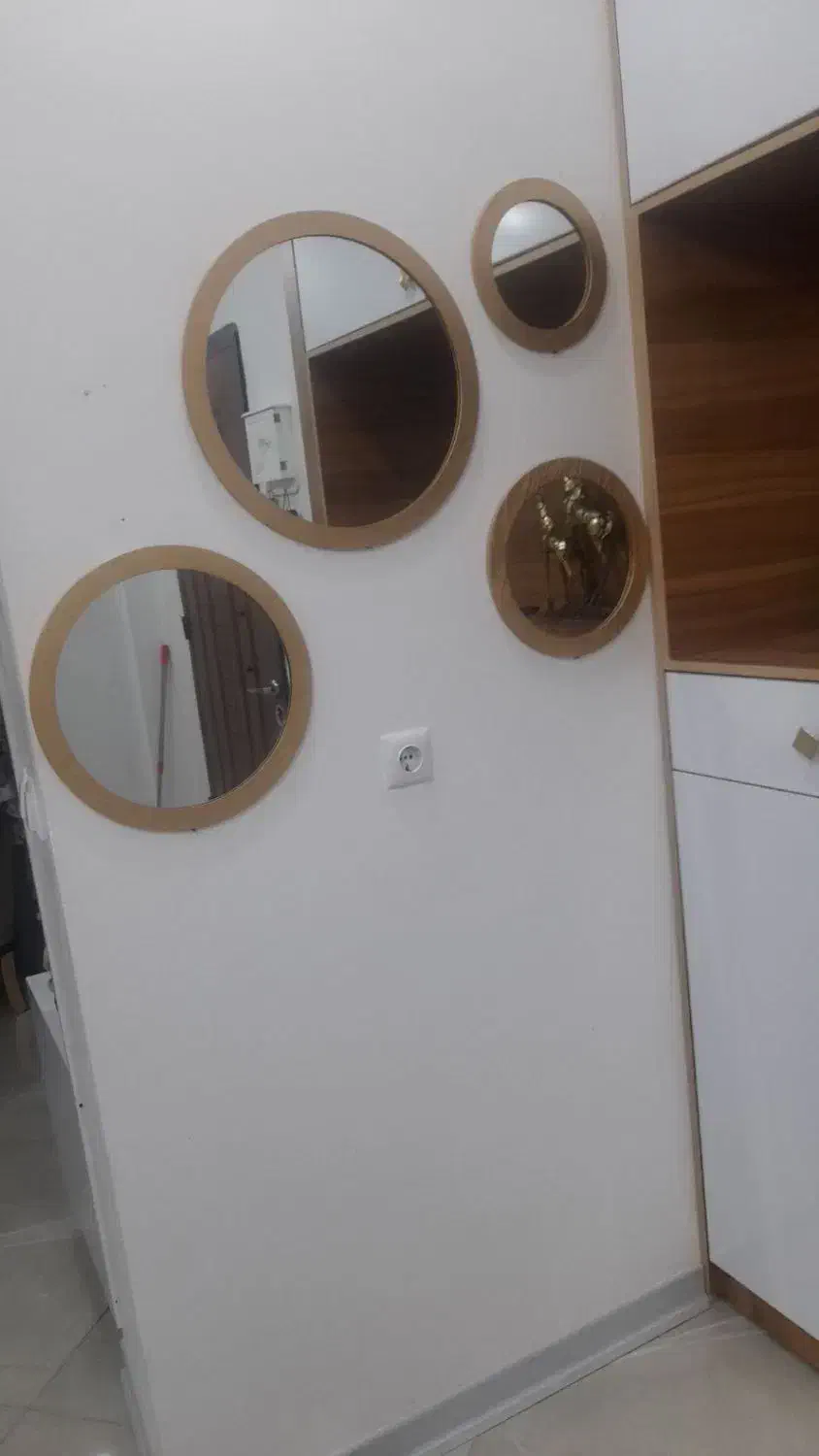 آیینه ۴تیکه دکوری دست ساز|آینه|قوچان, |دیوار