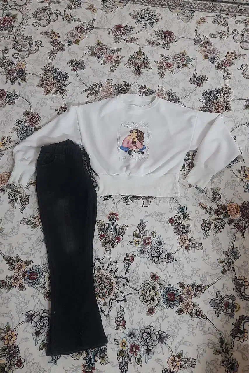 هودی وشلوار سرهمی در حد نو تروتمیز|لباس|باغستان, |دیوار