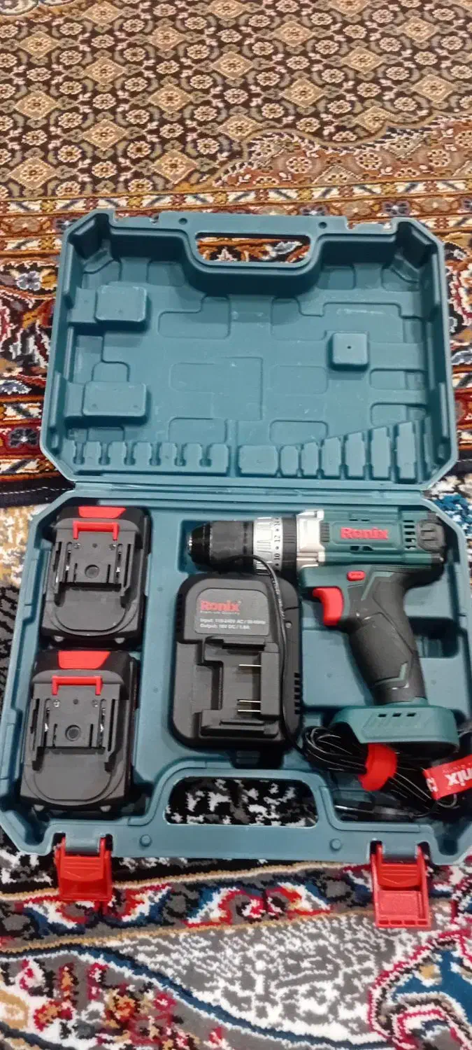 دریل شارژی رونیکس و عمود بر رویال مکس|ابزارآلات|بندر گناوه, |دیوار