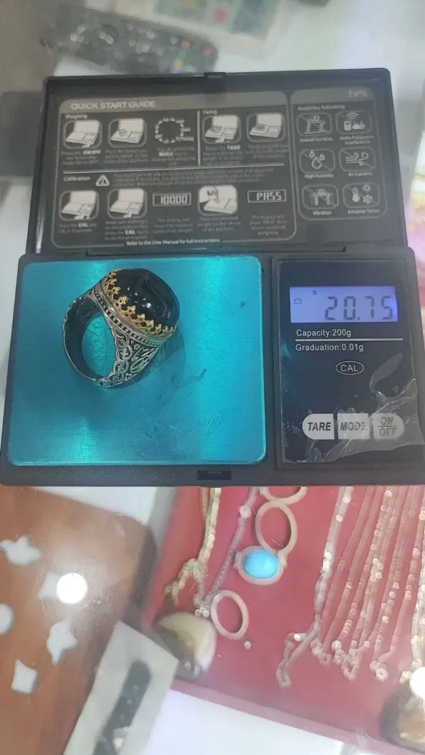 انگشتر یسر مکاوی اصیل|جواهرات|حمیدیه, |دیوار