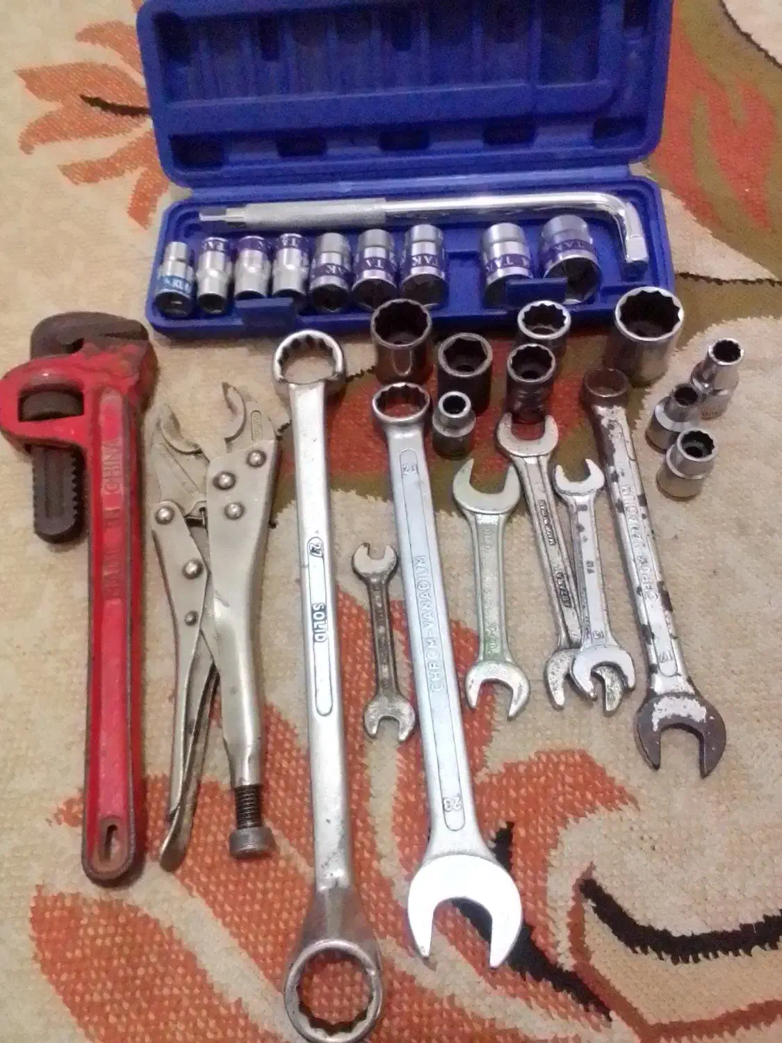 آچار تخت ورینگی آچار شلاقی انبر قفلی آچار بکس|ابزارآلات|تهران, دژکام|دیوار