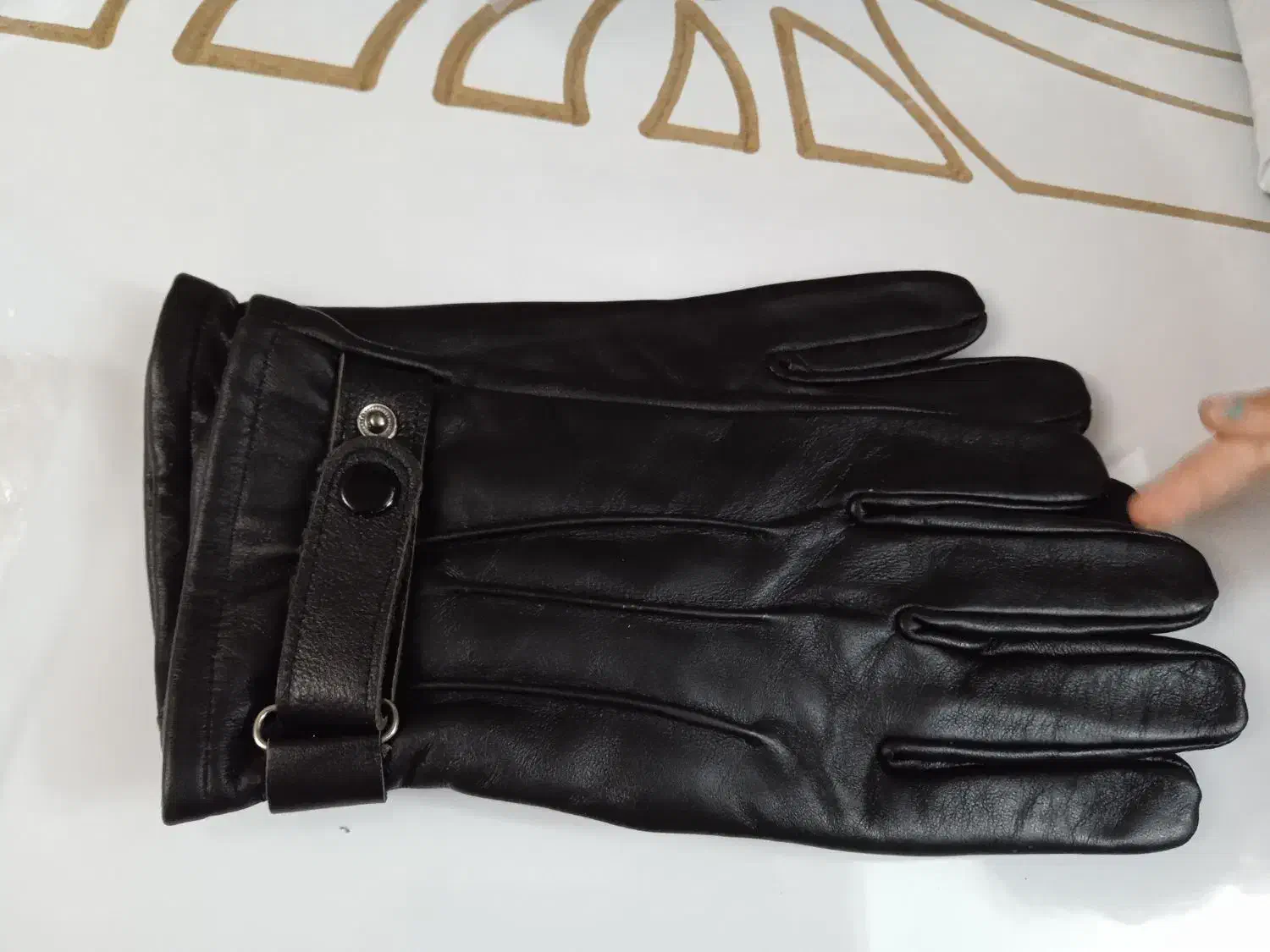 دستکش چرم طبیعی گوسفندی|لباس|ری, سیزده آبان|دیوار