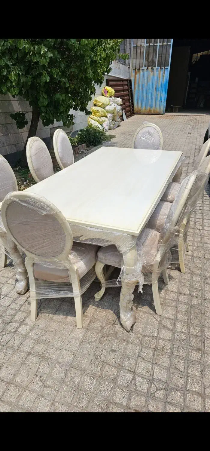 میز نهار خوری ۸نفره با صندلی|میز و صندلی غذاخوری|پردیس, سیاه سنگ|دیوار