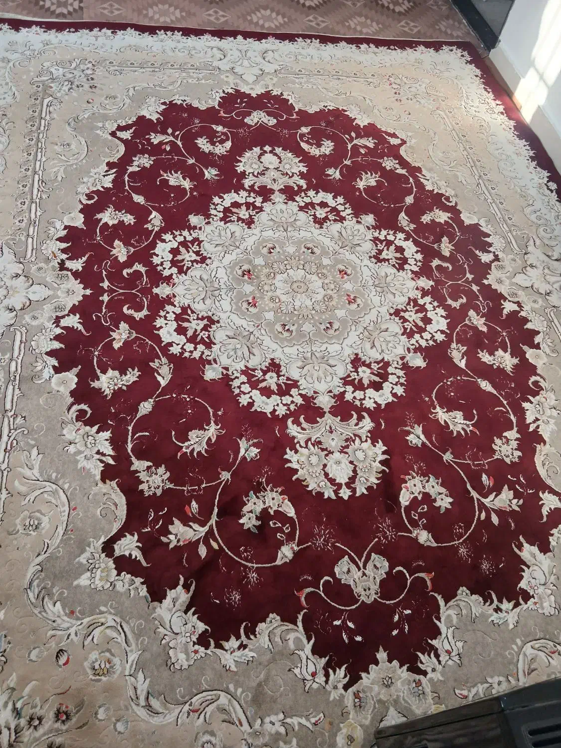 دو تخته فرش ۱۲ متری|فرش|تاکستان, |دیوار