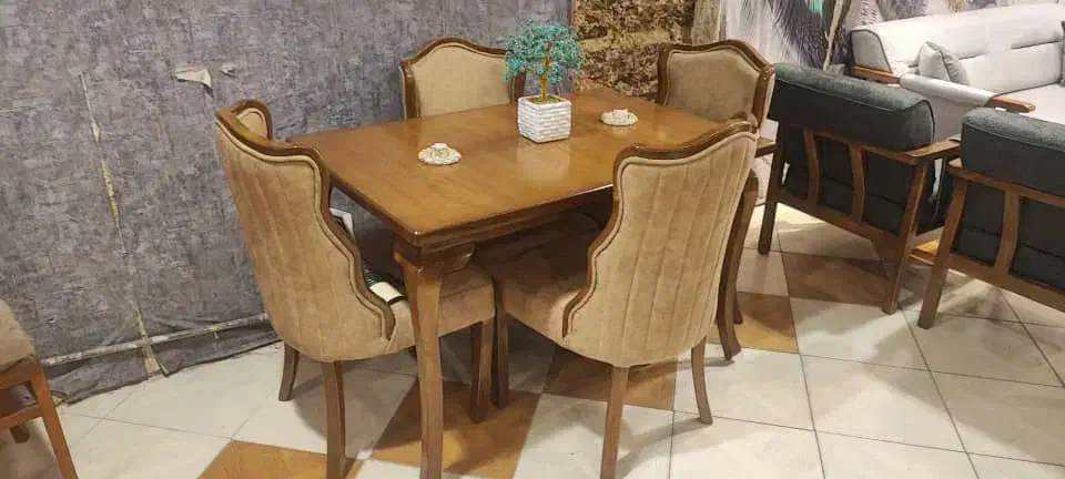 میز نهار خوری ۴نفره اقساط ۶ماهه|میز و صندلی غذاخوری|رفسنجان, |دیوار