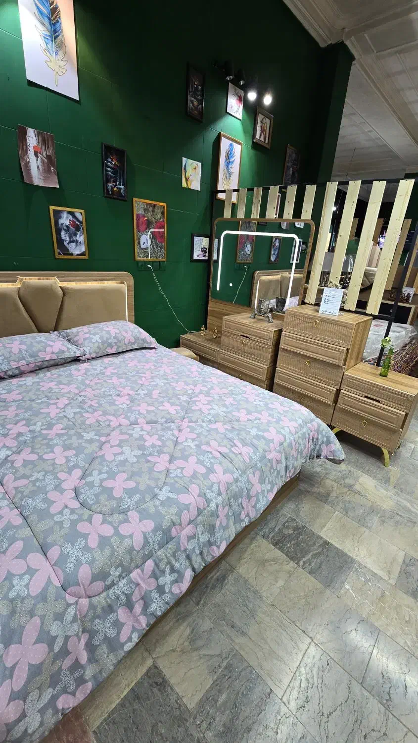 سرویس خواب شرکتی مدل الماس نیو شرکتی|تخت و سرویس خواب|هشتگرد, شهرک بعثت|دیوار