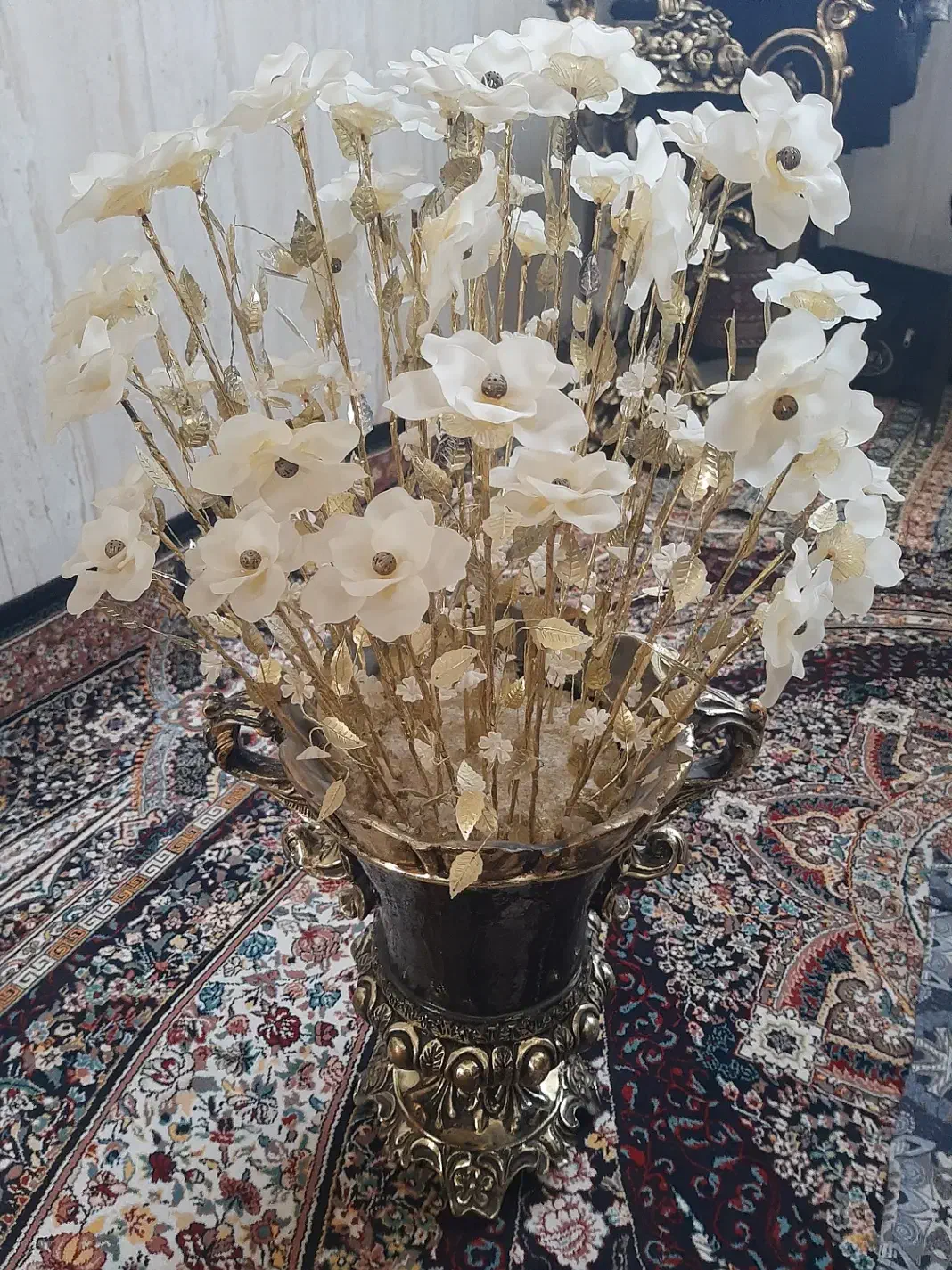 گل مصنوعی همراه گلدان|گل مصنوعی|ری, سیزده آبان|دیوار