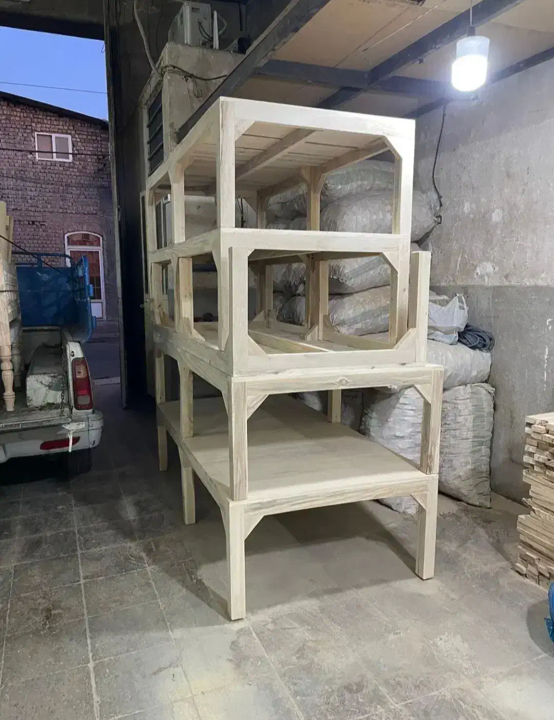 کرسی چوبی بلوکچیه‌ای سفارشی با بالاترین کیفیت|بخاری، هیتر، شومینه|تهران, شهرک ولیعصر جنوبی|دیوار