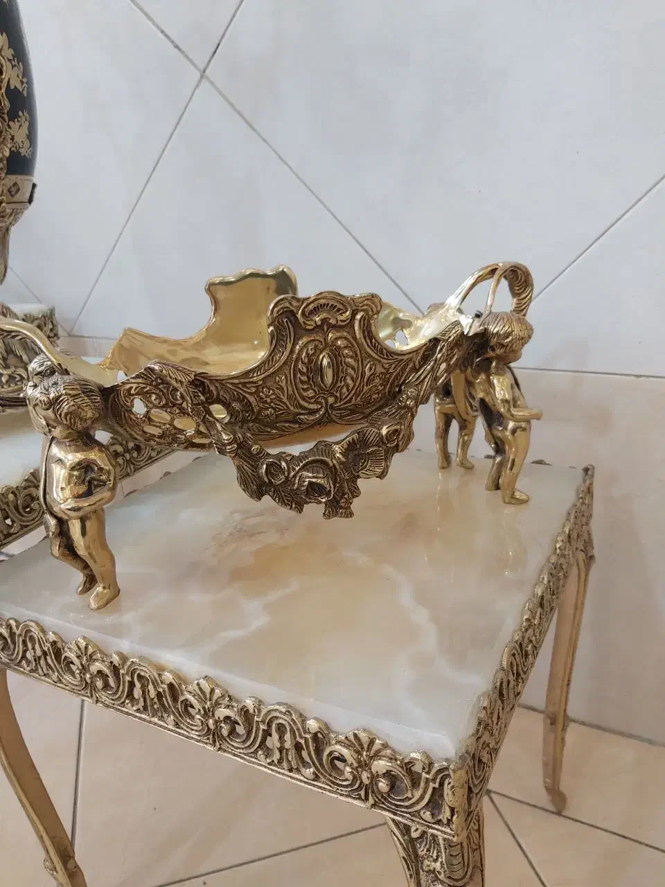 میز عسلی برنز کیفیت درجه یک|مبلمان خانگی و میز عسلی|قم, باجک یک|دیوار