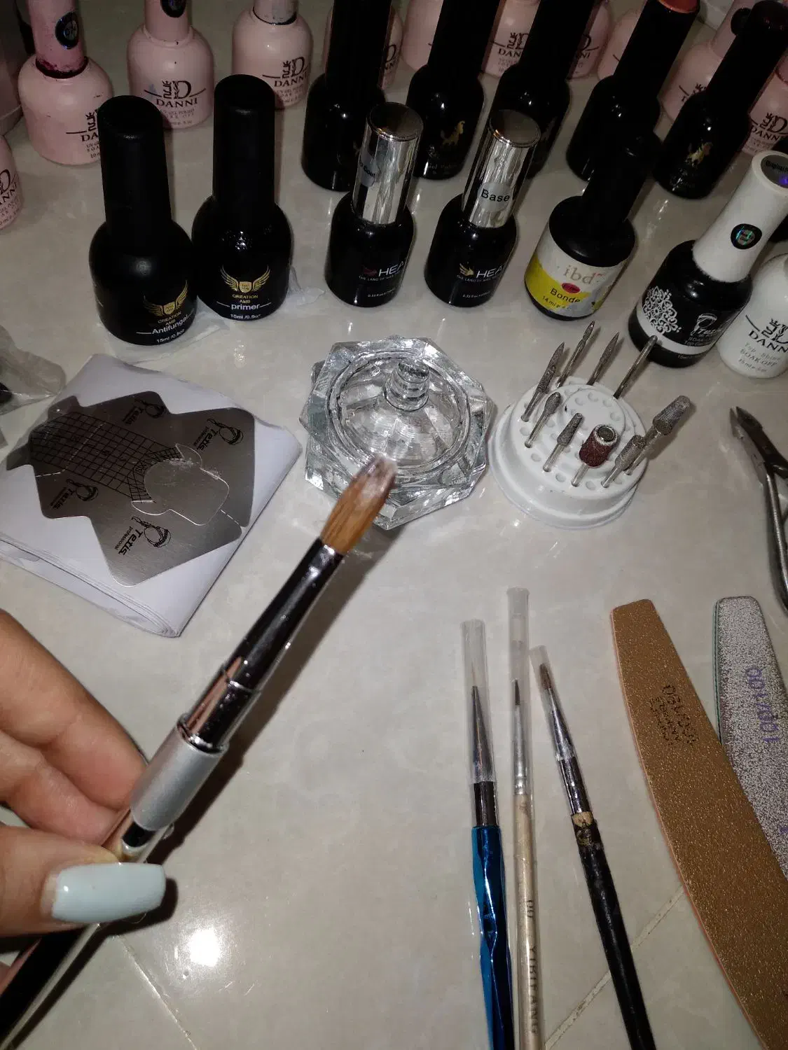 وسایل کاشت ناخن نو نو|آرایشی، بهداشتی، درمانی|بروجرد, |دیوار