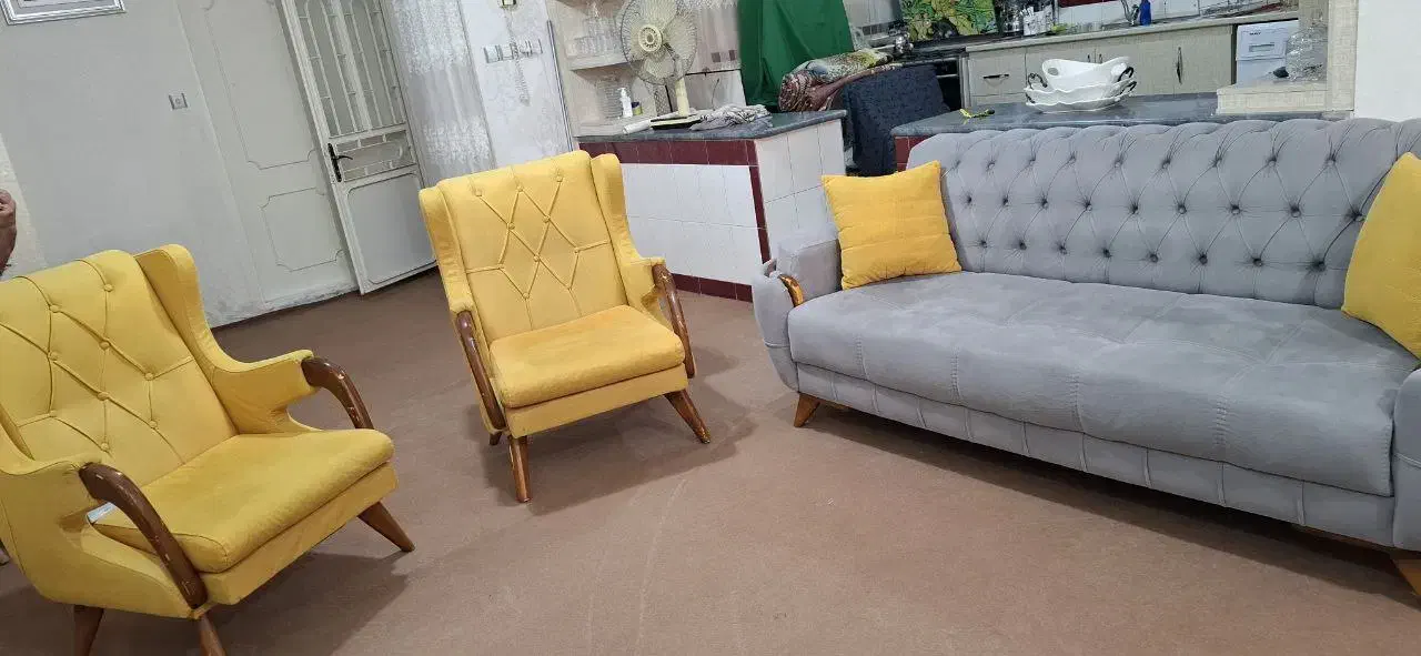 مبل راحتی ۸ نفره چستر|مبلمان خانگی و میز عسلی|سلماس, |دیوار