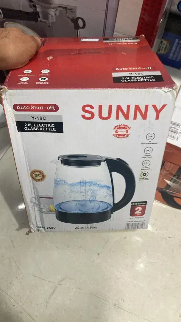 کتری برقی شیشه ای|سماور، چایساز، قهوهساز|کاشان, فاز ۲ ناجی آباد|دیوار