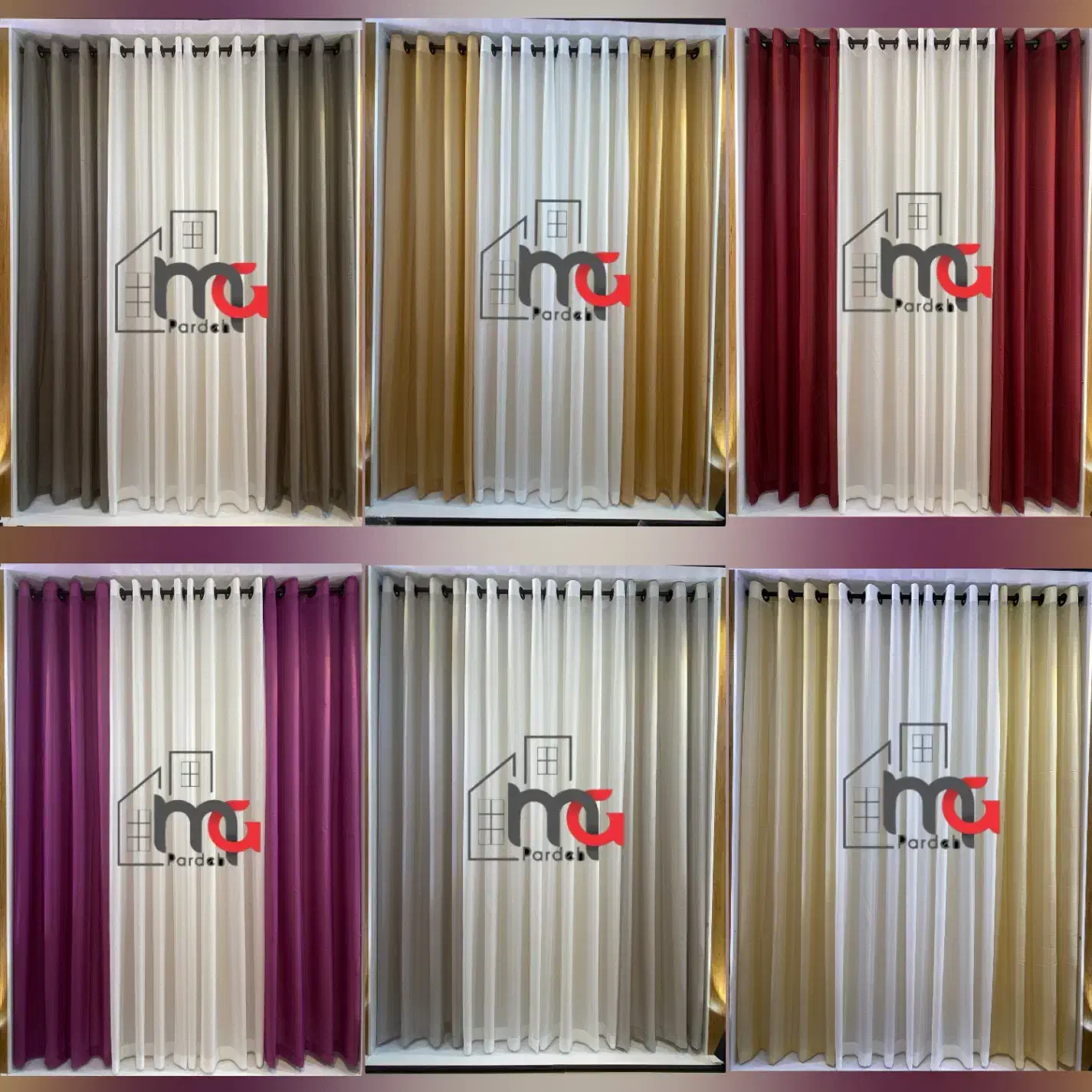 پرده آماده منصوری فقط ۳۸۰تومن|پرده، رانر، رومیزی|بهشهر, |دیوار