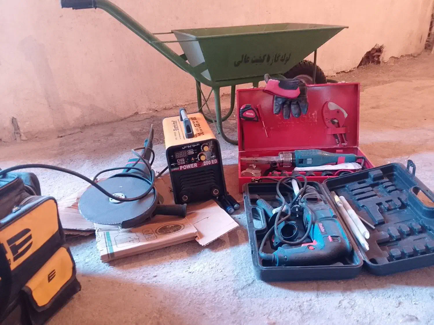 ترانس اتو لوله سنگ فرز دریل فرغون|ابزارآلات|اردبیل, |دیوار