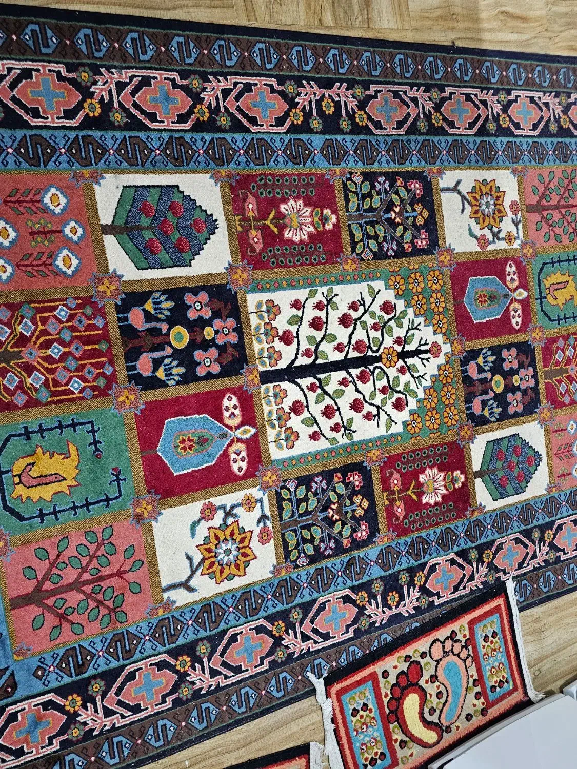 گلیم فرش ۶ متری|گلیم، جاجیم، گبه|خرم‌آباد, |دیوار