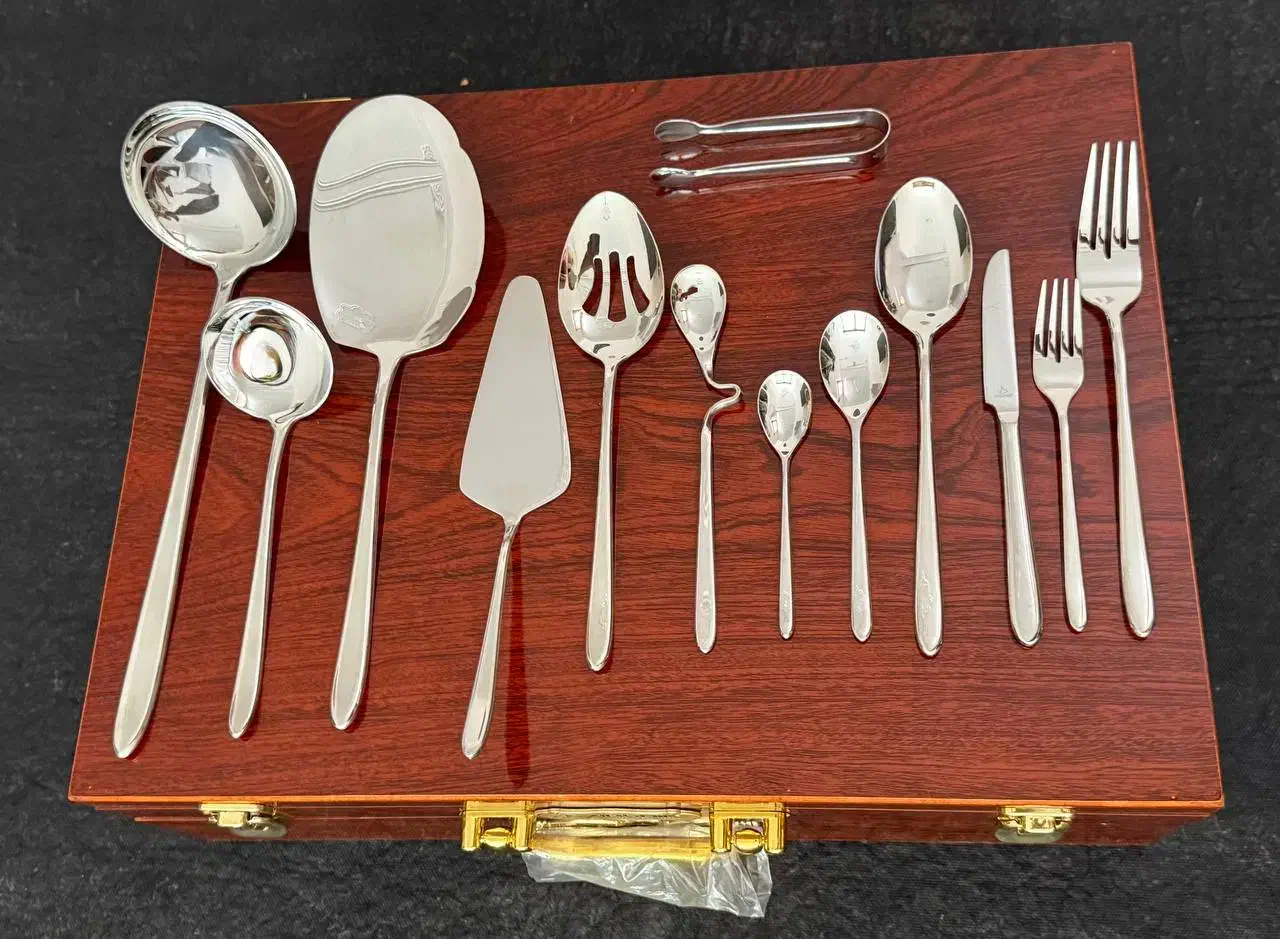 سرویس قاشق و چنگال 18نفره 95 تکه برند عرشیا آلمان|ظروف سرو و پذیرایی|آباده, |دیوار