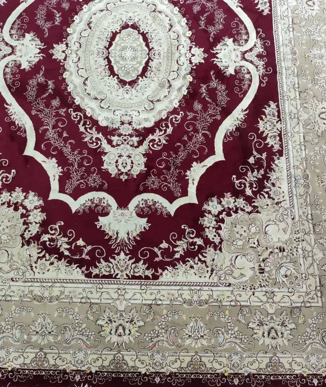 فرش گلیم پشتی شاه نشین میز تلویزیون|فرش|قم, انصارالحسین|دیوار