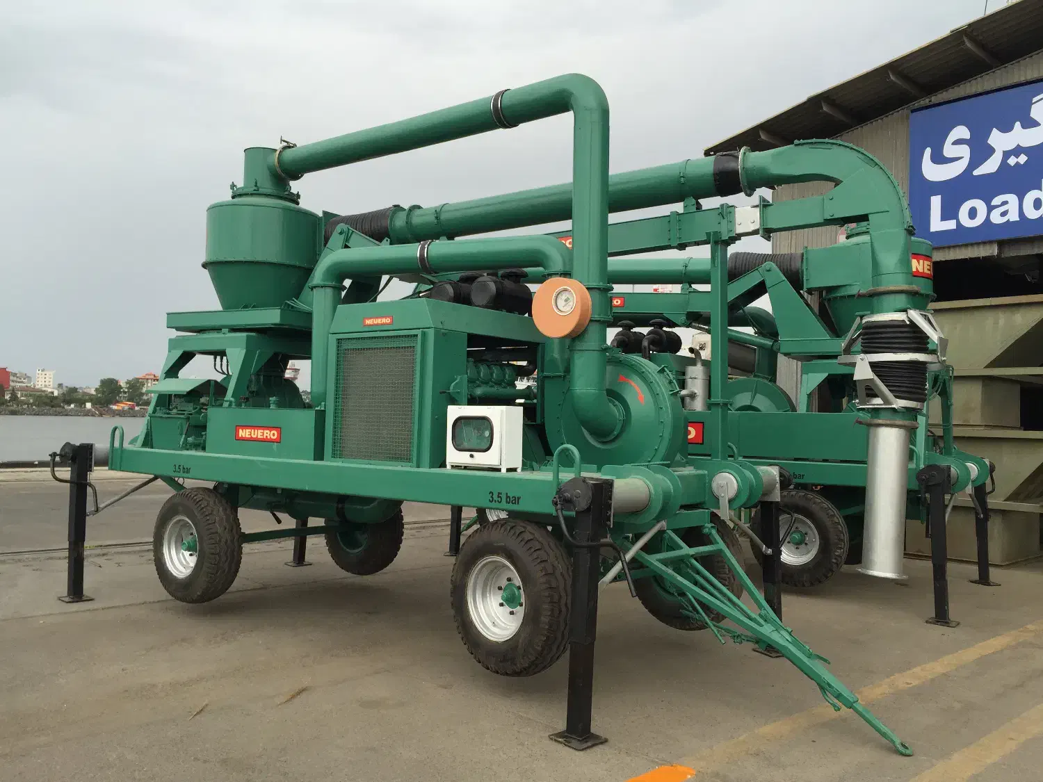 مجموعه کامل تجهیزات انتقال غلات|ماشین‌آلات صنعتی|بندر انزلی, گمرک|دیوار