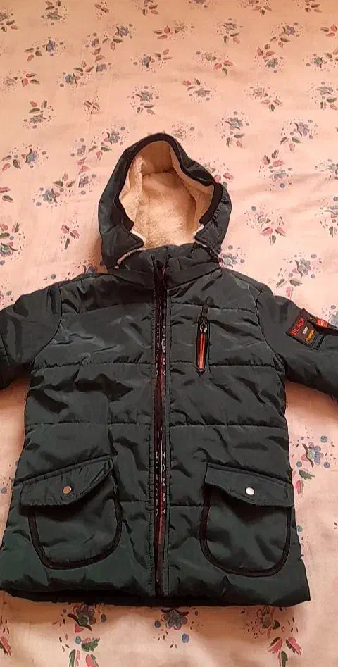 کاپشن پسرانه سبزسایز ۳|کفش و لباس بچه|مهدی شهر, |دیوار